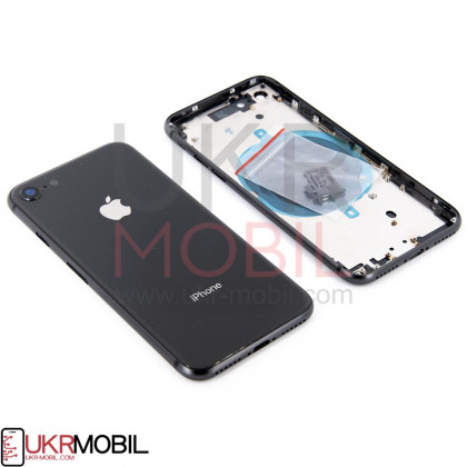 Корпус Apple iPhone 8, в сборе, Original PRC, Spase Gray - ukr-mobil.com