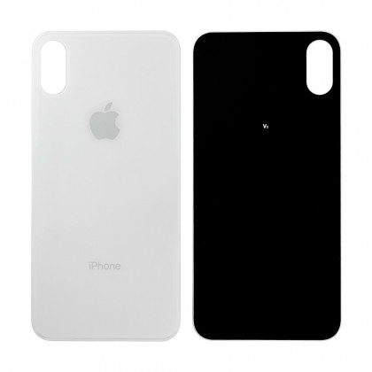 Задняя крышка Apple iPhone X, большой вырез под камеру, White - ukr-mobil.com