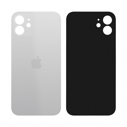 Задняя крышка Apple iPhone 12, большой вырез под камеру, White - ukr-mobil.com