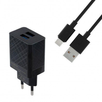 Сетевое зарядное устройство Moxom MX-HC22, Micro USB, 2USB, ( в комплекте - кабель Micro USB ), фото № 2 - ukr-mobil.com