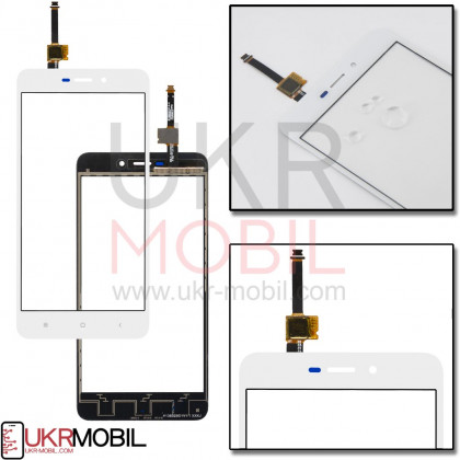 Сенсор (тачскрин) Xiaomi Redmi 4a, Original PRC, White - ukr-mobil.com