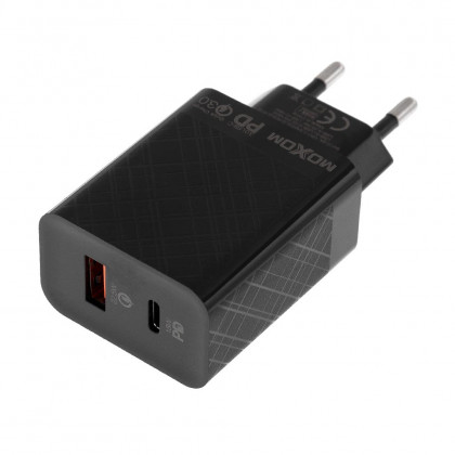 Сетевое зарядное устройство Moxom MX-HC27, QC 3.0 - 22.5W, Power Delivery 3.0 - 18W, фото № 4 - ukr-mobil.com