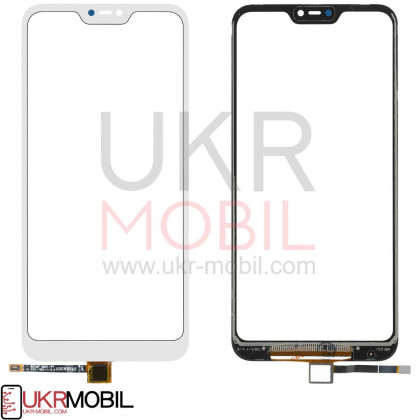 Сенсор (тачскрин) Xiaomi Mi A2 Lite, Redmi 6 Pro, High Quality, White - ukr-mobil.com