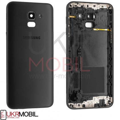 Задняя крышка Samsung J600 Galaxy J6 2018, Original, Black - ukr-mobil.com