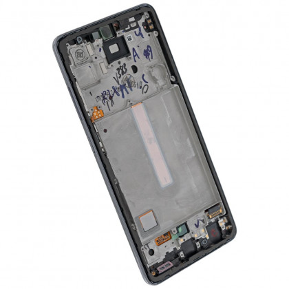 Дисплей Samsung A525 Galaxy A52, GH82-25524A, с тачскрином, с рамкой, Service Pack Original, Black, фото № 3 - ukr-mobil.com