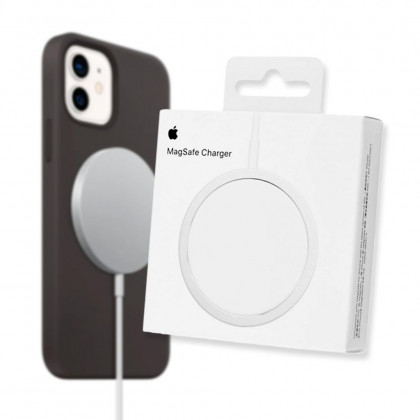 Беспроводное зарядное устройство Apple MagSafe Charger, A2140 (MHXH3CH/A), White, Original PRC, фото № 1 - ukr-mobil.com