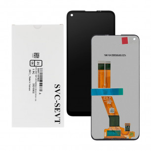 Дисплей Samsung A115 Galaxy A11 2019, M115 Galaxy M11, GH81-18760A, с тачскрином, Service Pack Original, Black
