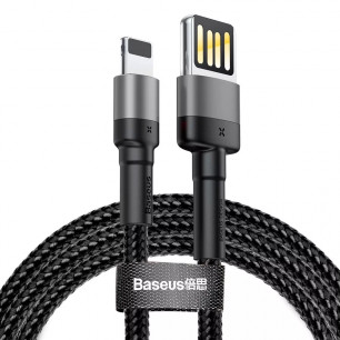 Кабель Baseus Cafule Cable Special Edition (CALKLF-GG1), USB to Lightning, 2.4A, 1m, Black