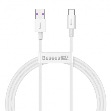 Кабель Baseus Superior Series Fast Charging Data Cable (CATYS-02), USB to Type-C, 66W, 1m, White, фото № 1 - ukr-mobil.com