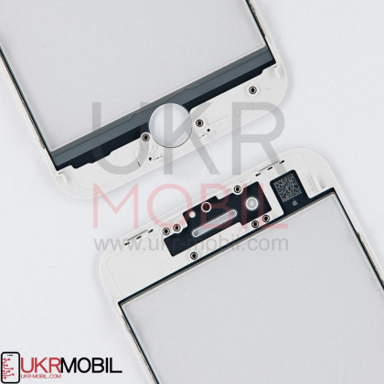 Стекло дисплея с рамкой и пленкой OCA Apple iPhone 8, iPhone SE 2020, Original, White, фото № 3 - ukr-mobil.com