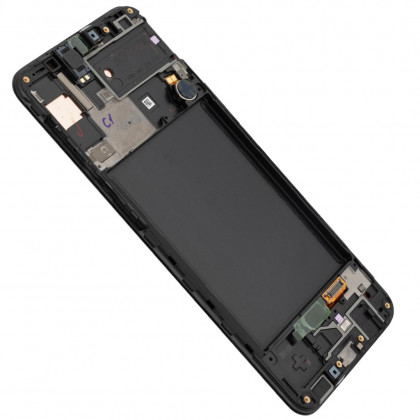 Дисплей Samsung A307 Galaxy A30s 2019, GH82-21190A, с тачскрином, рамкой, Service Pack Original, Black, фото № 4 - ukr-mobil.com
