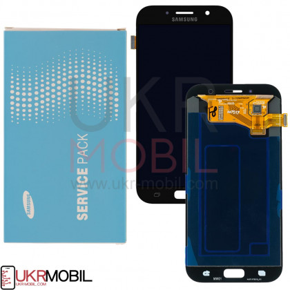 Дисплей Samsung A720 Galaxy A7 2017, GH97-19723A, с тачскрином, Original, Black - ukr-mobil.com