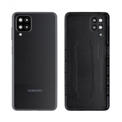 Задняя крышка Samsung A125 Galaxy A12, A127 Galaxy A12s, со стеклом камеры, Original PRC, Black, фото № 1 - ukr-mobil.com
