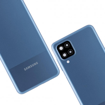 Задняя крышка Samsung A125 Galaxy A12, A127 Galaxy A12s, со стеклом камеры, Original PRC, Blue, фото № 2 - ukr-mobil.com