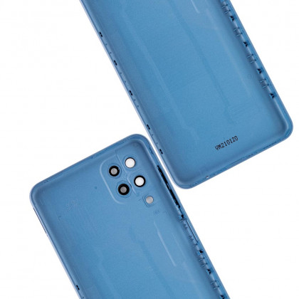 Задняя крышка Samsung A125 Galaxy A12, A127 Galaxy A12s, со стеклом камеры, Original PRC, Blue, фото № 3 - ukr-mobil.com