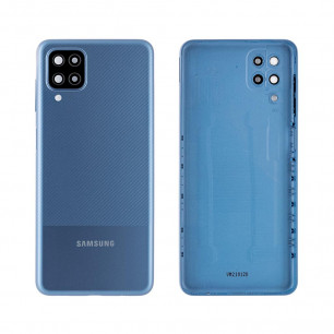 Задняя крышка Samsung A125 Galaxy A12, со стеклом камеры, Original PRC, Blue