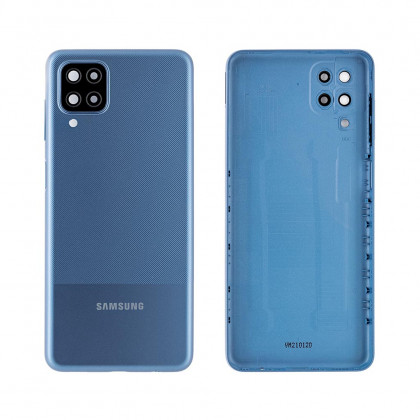 Задняя крышка Samsung A125 Galaxy A12, A127 Galaxy A12s, со стеклом камеры, Original PRC, Blue, фото № 1 - ukr-mobil.com