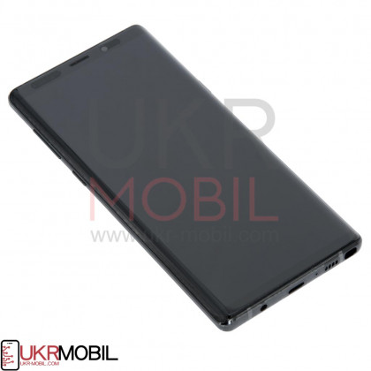 Дисплей Samsung N960 Galaxy Note 9, с тачскрином, рамкой, Original PRC, Black, фото № 2 - ukr-mobil.com