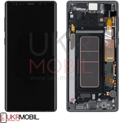 Дисплей Samsung N960 Galaxy Note 9, с тачскрином, рамкой, Original PRC, Black, фото № 1 - ukr-mobil.com