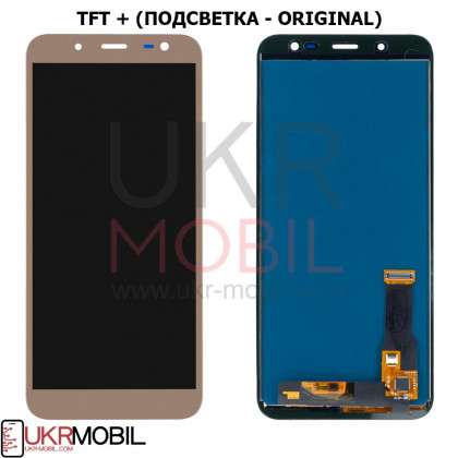Дисплей Samsung J600 Galaxy J6 2018, с тачскрином, TFT (с регулируемой подсветкой), Gold - ukr-mobil.com