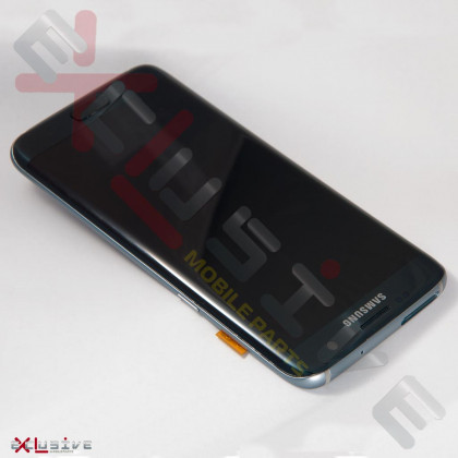 Дисплей Samsung G935 Galaxy S7 Edge, с тачскрином, рамкой, Original PRC, Black Onyx, фото № 2 - ukr-mobil.com