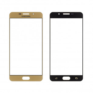 Стекло дисплея Samsung A710 Galaxy A7 (2016) Duos, Gold