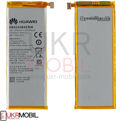 Аккумулятор Huawei Honor 6 H60-02, HB4242B4EBW, (3100 mAh) - ukr-mobil.com