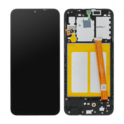 Дисплей Samsung A202 Galaxy A20e 2019, GH82-20186A, с тачскрином, с рамкой, Service Pack Original, Black, фото № 2 - ukr-mobil.com