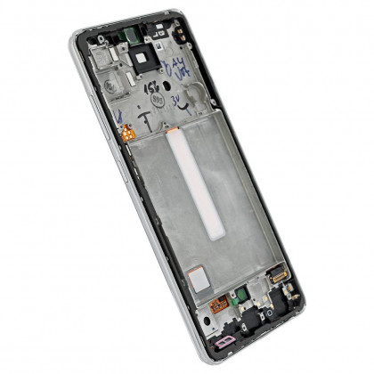 Дисплей Samsung A525 Galaxy A52, GH82-25524D, с тачскрином, с рамкой, Service Pack Original, White, фото № 2 - ukr-mobil.com