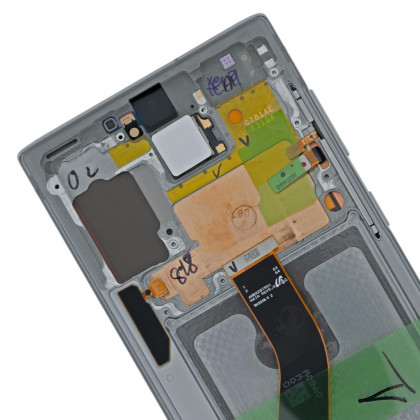 Дисплей Samsung N970 Galaxy Note 10, с тачскрином, рамкой, GH82-20818C, Service Pack Original, Aura Silver, фото № 3 - ukr-mobil.com