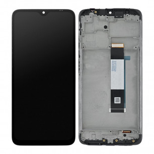 Дисплей Xiaomi Redmi 9T, Redmi 9 Power, Poco M3, с тачскрином, с рамкой, Original PRC, Black