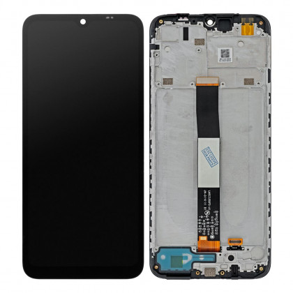 Дисплей Xiaomi Redmi 9A, Redmi 9C, Redmi 10A, Poco C3, с тачскрином, с рамкой, Original PRC, Black, фото № 1 - ukr-mobil.com