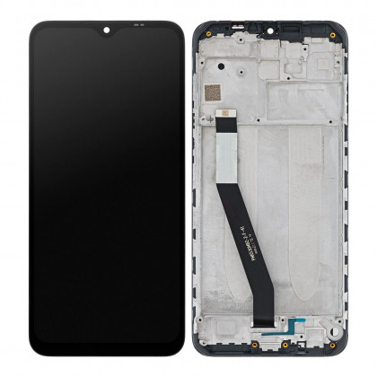 Дисплей Xiaomi Redmi 9, Redmi 9 Prime, Poco M2, с тачскрином, с рамкой, Original PRC, Black