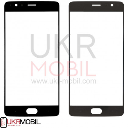 Стекло дисплея OnePlus 3, 3T, Black - ukr-mobil.com