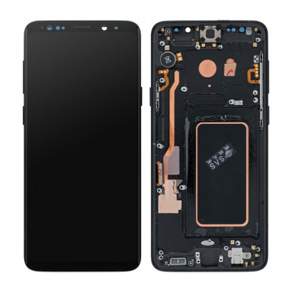 Дисплей Samsung G965 Galaxy S9 Plus, с тачскрином, рамкой, Original PRC, Black, фото № 1 - ukr-mobil.com