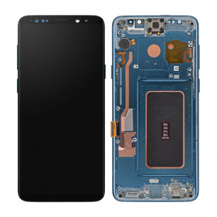 Дисплей Samsung G965 Galaxy S9 Plus, с тачскрином, рамкой, Original PRC, Blue