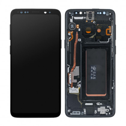 Дисплей Samsung G960 Galaxy S9, с тачскрином, рамкой, Original PRC, Black, фото № 1 - ukr-mobil.com