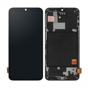 Дисплей Samsung A405 Galaxy A40 2019, с тачскрином, рамкой, Original PRC, Black