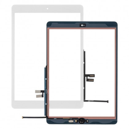 Сенсор (тачскрин) Apple iPad 10.2 2019 (A2197, A2198, A2200), iPad 10.2 2020 (A2270, A2428, A2429), High Quality, White, фото № 1 - ukr-mobil.com