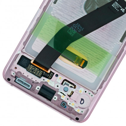 Дисплей Samsung G980 Galaxy S20, GH82-22131C, с тачскрином, с рамкой, Service Pack Original, Cloud Pink, фото № 5 - ukr-mobil.com