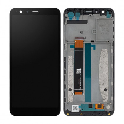 Дисплей Asus ZenFone Max Plus M1 ZB570TL, с тачскрином, с рамкой, Original PRC, Black, фото № 1 - ukr-mobil.com