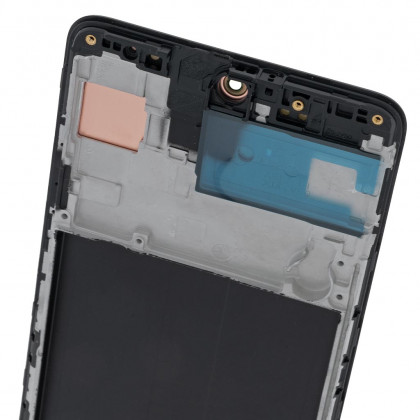 Дисплей Samsung A515 Galaxy A51, с тачскрином, с рамкой, OLED, Black, фото № 3 - ukr-mobil.com
