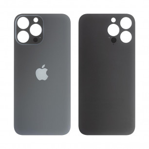 Задняя крышка Apple iPhone 13 Pro Max, большой вырез под камеру, High Quality, Graphite